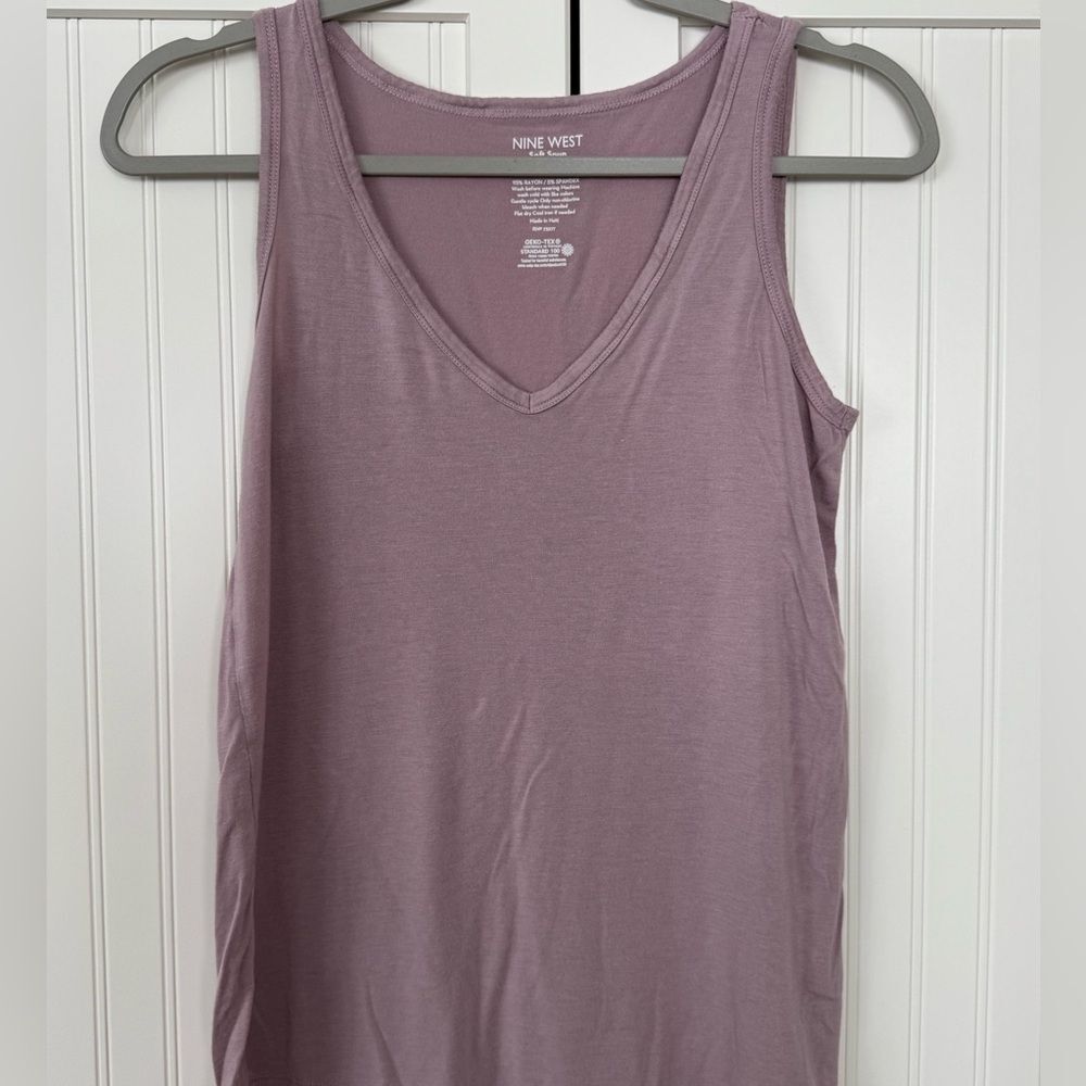 Nine West Light Pink Tank Top - Size XS